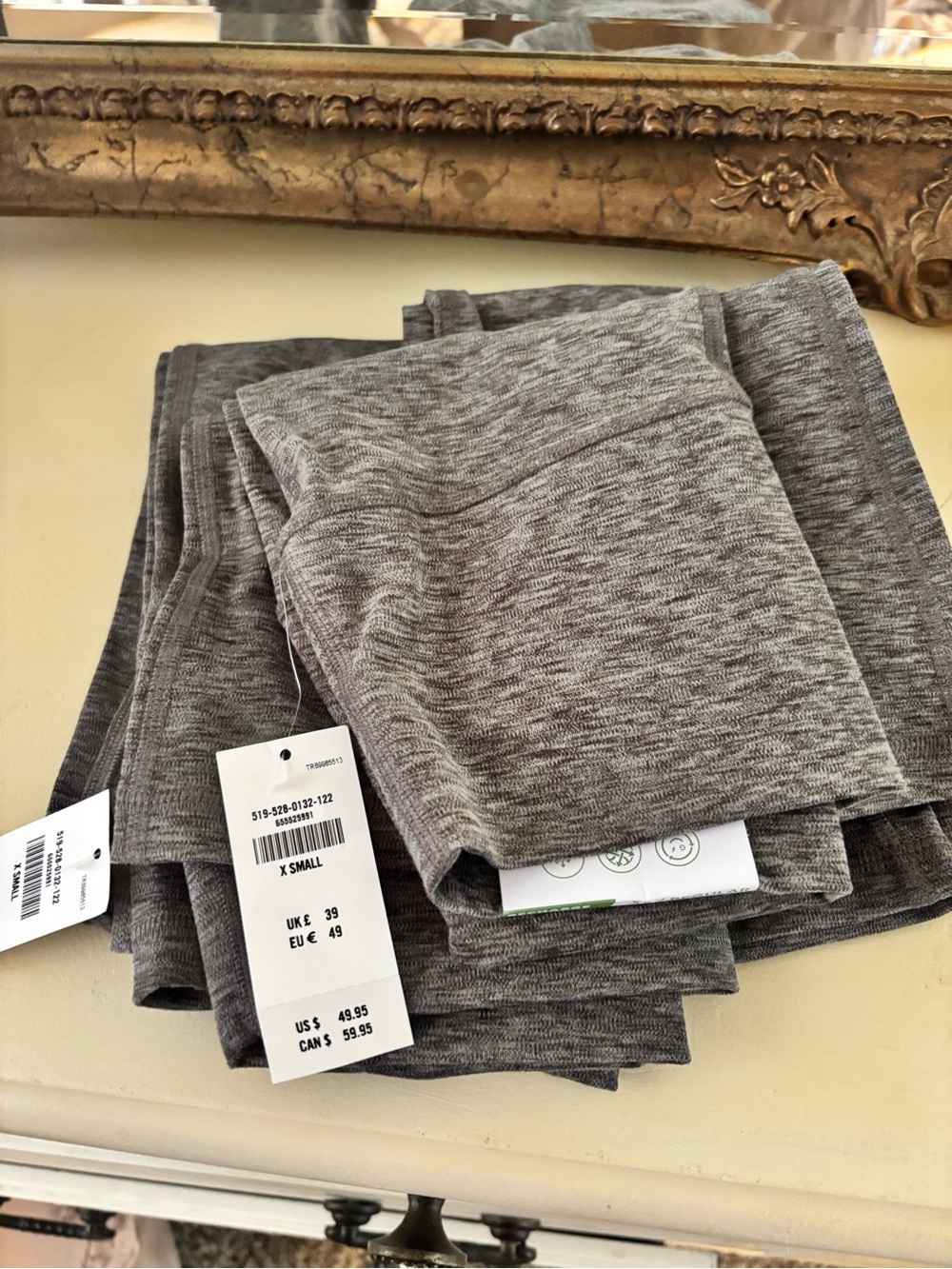 Gilly Hicks Gray Heathered Leggings X2 and matching jacket jacket